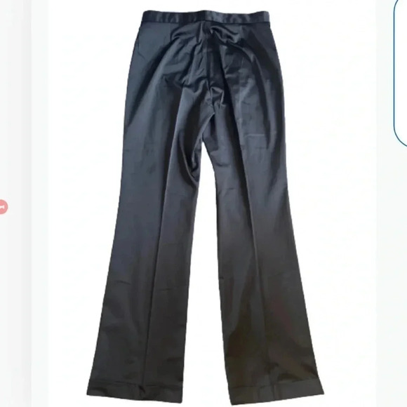 DKNY BLACK TROUSER FLAIR LEG VINTAGE DRESS BUSINESS PANTS SIZE 10 - Picture 5 of 11